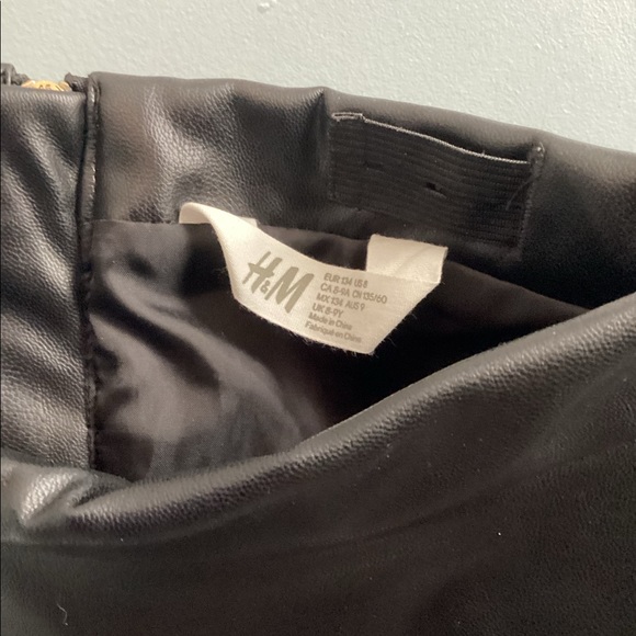 Leather kids skirt - Picture 3 of 3